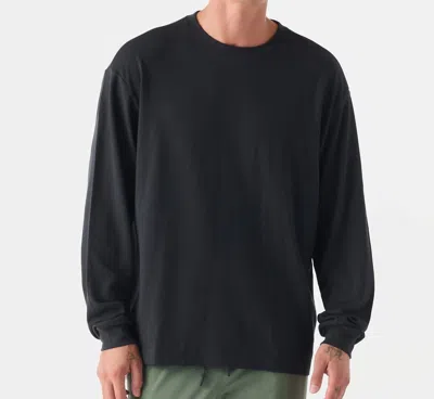 Legends Fairfax Oversized Long Sleeve Tee In Black