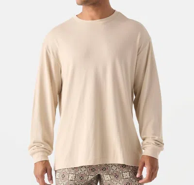 Legends Fairfax Oversized Long Sleeve Tee In Dune In Neutral