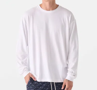 Legends Fairfax Oversized Long Sleeve Tee In White