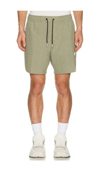 Legends Luka Hd 7 Lined Short In Thyme & White Splatter