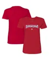 Legends Women's  Red Dominican Republic Baseball 2023 World Baseball Classic Country T-shirt In Red