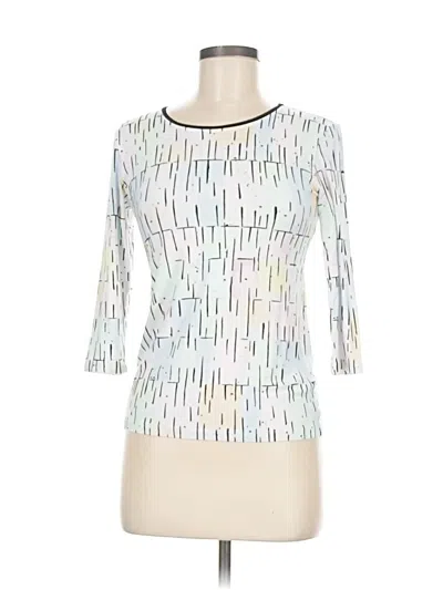 Pre-owned Leggiadro 3/4 Sleeve T-shirt In Blue