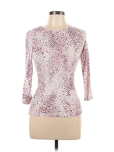 Pre-owned Leggiadro 3/4 Sleeve T-shirt In Pink