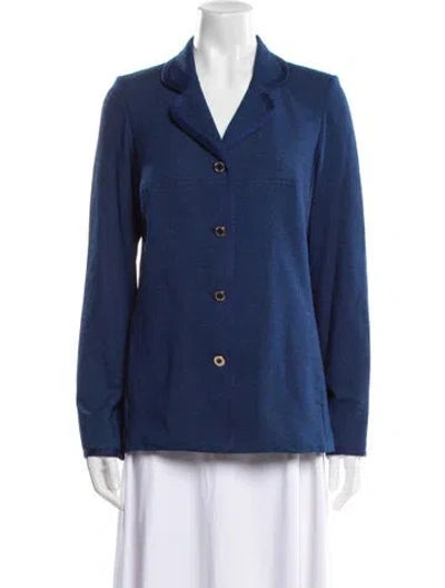 Pre-owned Leggiadro Blazer In Blue