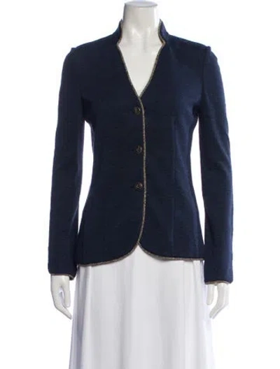 Pre-owned Leggiadro Blazer In Blue