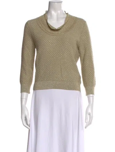 Pre-owned Leggiadro Cashmere Scoop Neck Sweater