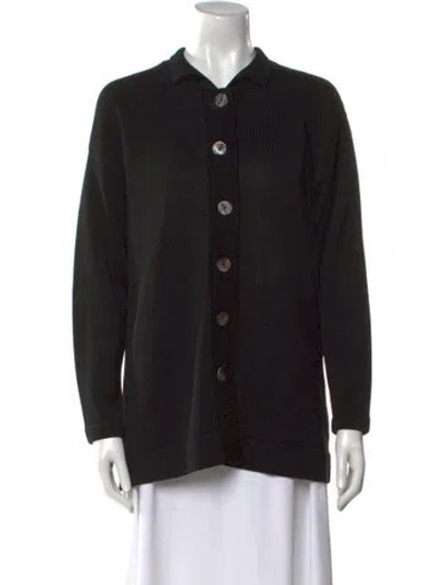 Pre-owned Leggiadro Crew Neck Sweater In Black