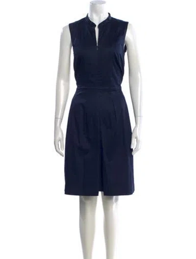 Pre-owned Leggiadro Knee-length Dress In Blue