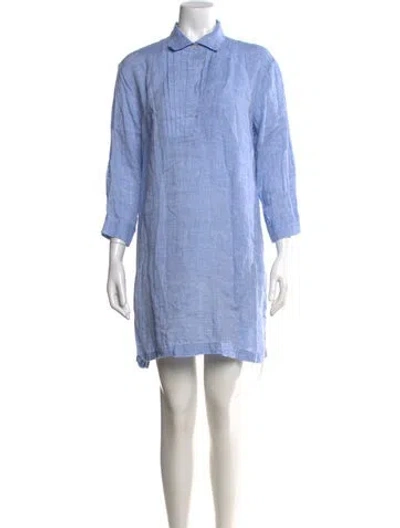 Pre-owned Leggiadro Knee-length Dress In Blue