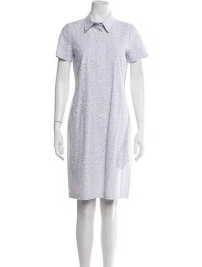 Pre-owned Leggiadro Knee-length Dress W/ Tags In Blue