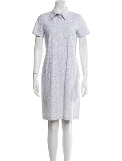 Pre-owned Leggiadro Knee-length Dress W/ Tags In Blue