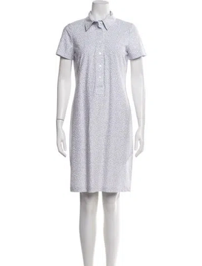 Pre-owned Leggiadro Knee-length Dress W/ Tags In Blue
