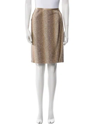 Pre-owned Leggiadro Knee-length Skirt