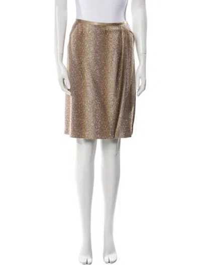 Pre-owned Leggiadro Knee-length Skirt