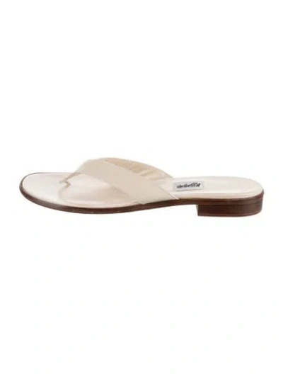Pre-owned Leggiadro Leather In Neutrals