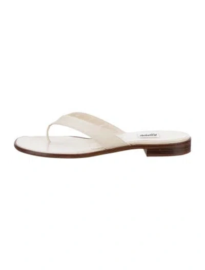 Pre-owned Leggiadro Leather In Neutrals
