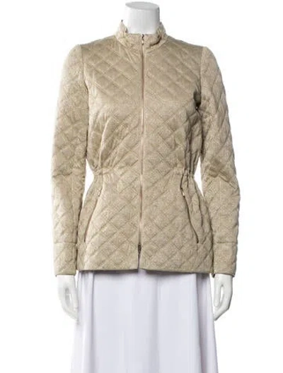 Pre-owned Leggiadro Patterned Jacket In Metallic/neutrals