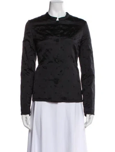 Pre-owned Leggiadro Silk Evening Jacket In Black