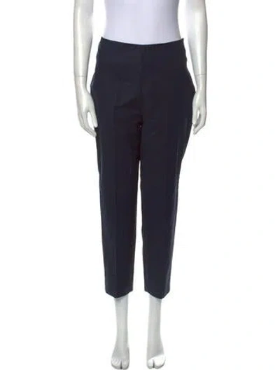 Pre-owned Leggiadro Straight Leg Pants In Blue
