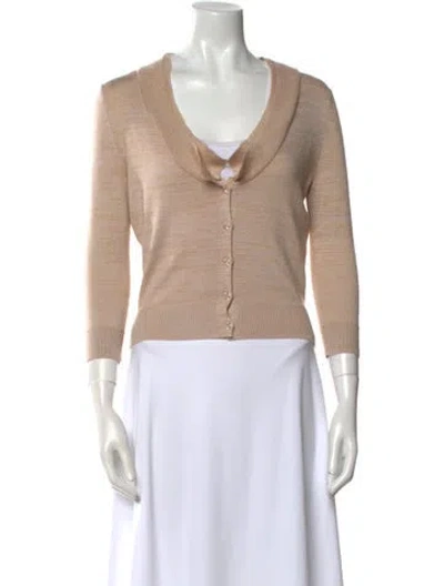 Pre-owned Leggiadro V-neck Sweater W/ Tags