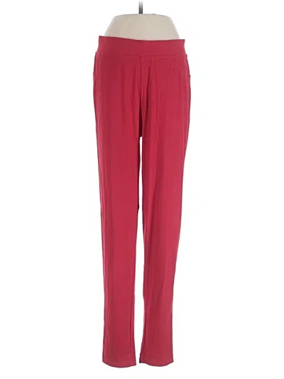 Pre-owned Leggings Depot Casual Pants In Red