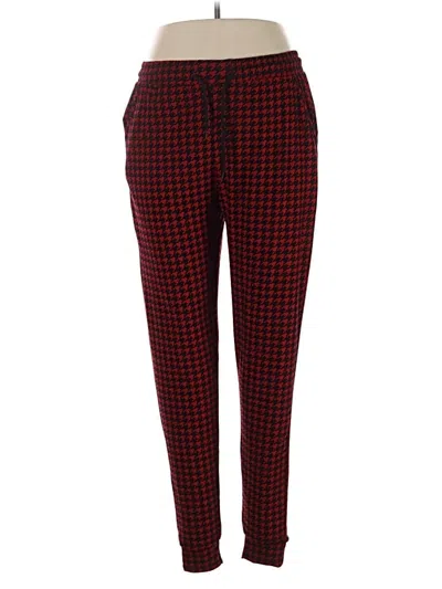 Pre-owned Leggings Depot Casual Pants In Red