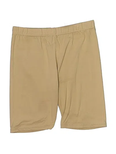 Pre-owned Leggings Depot Khaki Shorts In Brown