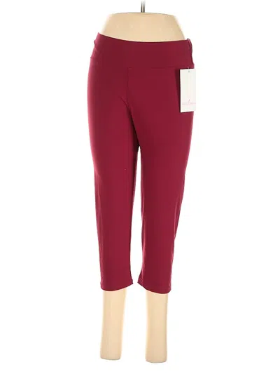 Leggings Park Active Pants In Red