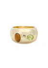 Legier Bubble Bezel 14kt Gold-plated Ring In Gold