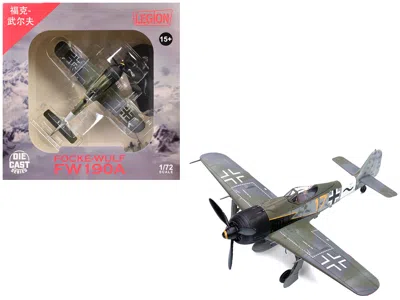 Legion Focke-wulf Fw 190a Aircraft "yellow 17 24-victory Ace Willi Unger 12./jg 3 Udet Germany" (1944) Germ In Gray