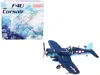 Legion Vought F4u-1a Corsair Plane "big Hog" Vf-17 "jolly Rogers" Captain Tommy Blackburn Us Navy (1943) 1/ In Blue