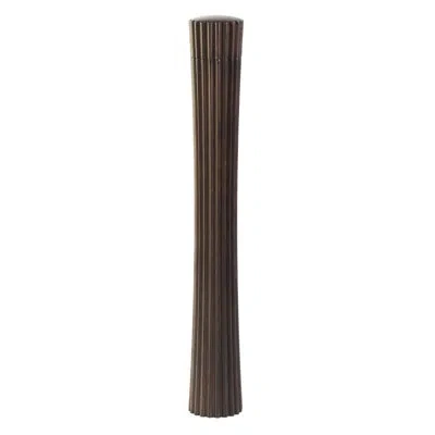 Legnoart Pleats Ashwood Salt & Pepper Mill 10" In Dark Wood