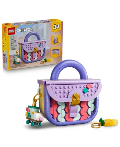 Lego 3 In 1 Art Fashion Bag With Storage 31391 272-piece Building Set, Ages 8+ In No Color