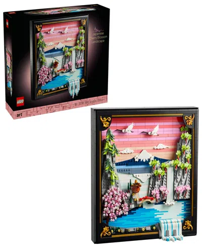 Lego Art Japanese Cherry Blossom Landscape Building Set 31218, 1892 Pieces In Pink