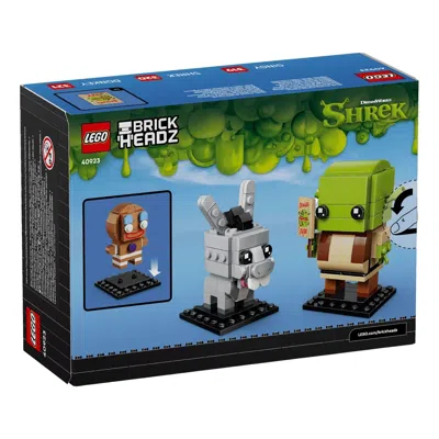 Lego Brickheadz Shrek Donkey & Gingy Figures In Multi
