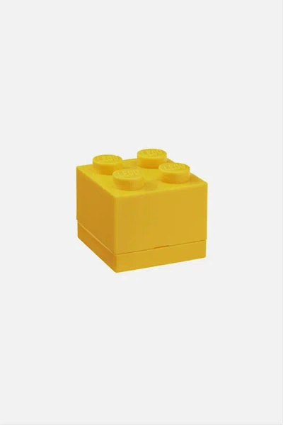 Lego Bright Yellow Mini Storage Box 4 At Urban Outfitters