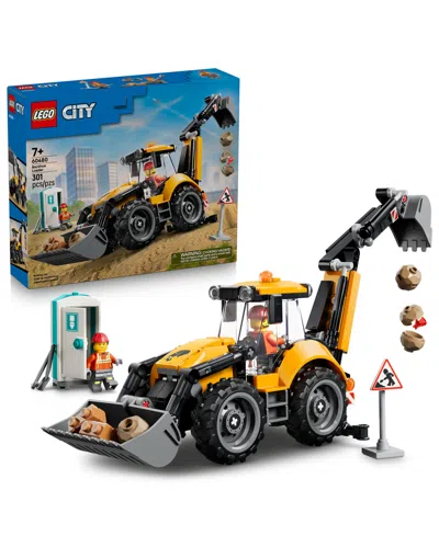Lego City Backhoe Loader 60480 301-piece Building Set, Ages 7+ In No Color