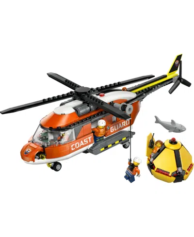 Lego City Coast Guard Helicopter Toy 60503 In Multi