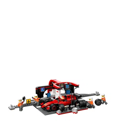 Lego Kids' City F1 Pit Stop & Pit Crew With Ferrari Car 60443 In Multi