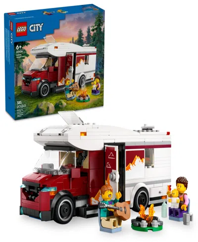 Lego Kids' City Holiday Adventure Camper Van Building Toy Set 60454, 385 Pieces In Multi Color