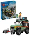 Lego City Off-road 4 X 4 Mountain Truck Building Toy 60447, 221 Pieces In Multi Color
