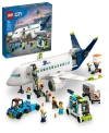 LEGO CITY PASSENGER AIRPLANE STEM BUILDING TOY 60367, 913 PIECES