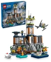 LEGO CITY POLICE PRISON ISLAND BUILDING TOY 60419, 980 PIECES