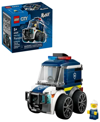 Lego Kids' City Rides Police Truck Building Toy 60481, 71 Pieces In Multi