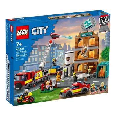 Lego City Series 'fire Brigade' In Red