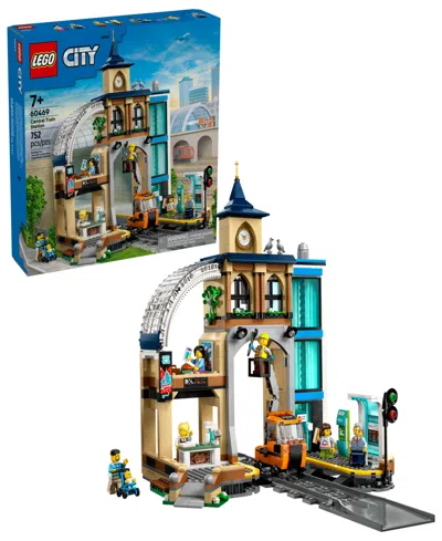 Lego City Trains Central Train Station 60469 Toy Building Set, 752 Pieces In Multi