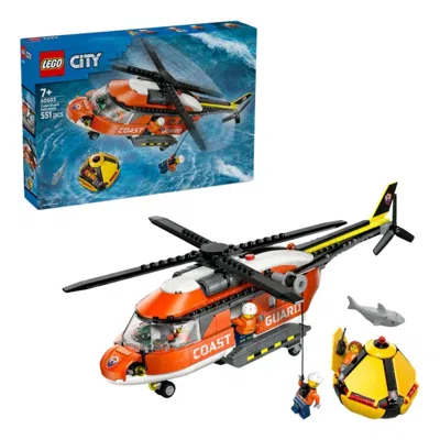 Lego Coast Guard Helicopter In Multi