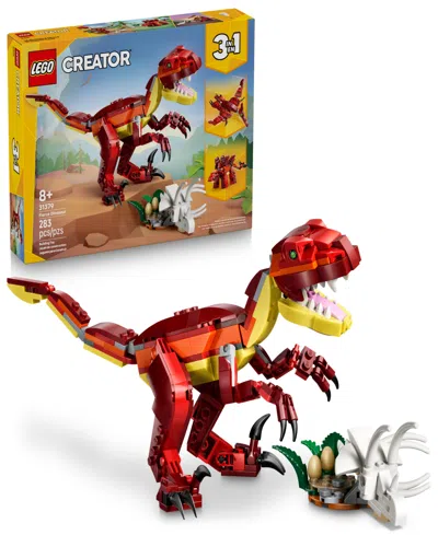 Lego Creator 3 In 1 Fierce Dinosaur Building Kids Toy 31379, 283 Pieces In Pink