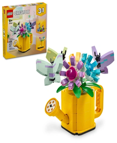 Lego Kids' Creator 3 In 1 Flowers In Watering Can Building Toy 31149, 420 Pieces In Multicolor