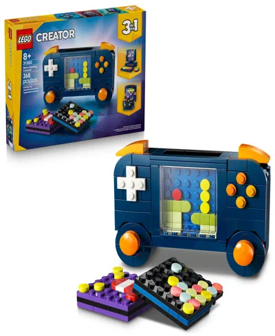 Lego Creator 3 In 1 Retro Gaming Console Building Toy 31380, 268 Pieces In Transparent